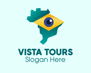 Brazil Eye Map  logo