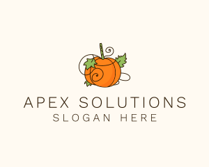 Vegetable Pumpkin Farm logo design