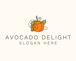 Vegetable Pumpkin Farm logo design