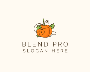 Vegetable Pumpkin Farm logo design