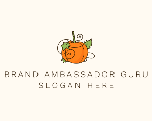 Vegetable Pumpkin Farm logo design