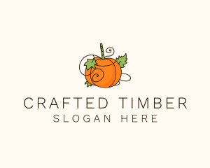 Vegetable Pumpkin Farm logo design