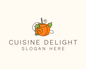 Vegetable Pumpkin Farm logo design