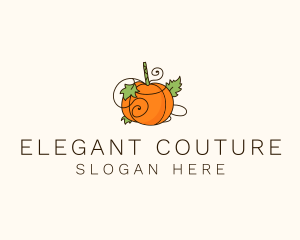 Vegetable Pumpkin Farm logo design