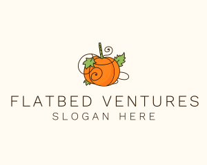 Vegetable Pumpkin Farm logo design