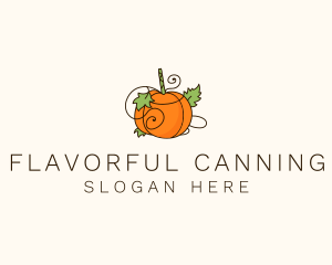 Vegetable Pumpkin Farm logo design