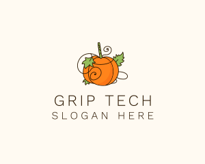 Vegetable Pumpkin Farm logo design