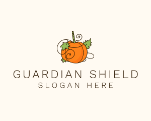 Vegetable Pumpkin Farm logo design