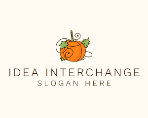 Vegetable Pumpkin Farm logo design