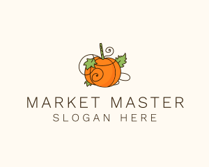 Vegetable Pumpkin Farm logo design