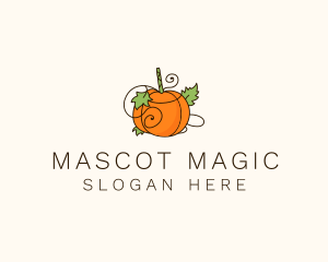 Vegetable Pumpkin Farm logo design