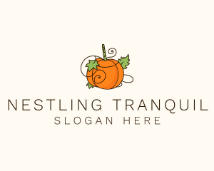 Vegetable Pumpkin Farm logo design