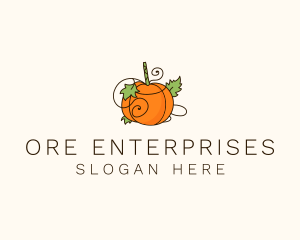 Vegetable Pumpkin Farm logo design