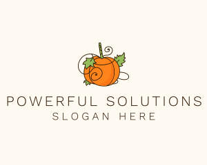 Vegetable Pumpkin Farm logo design