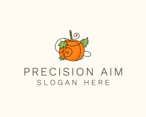 Vegetable Pumpkin Farm logo design