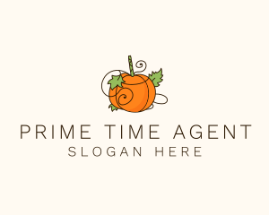 Vegetable Pumpkin Farm logo design