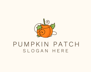 Vegetable Pumpkin Farm logo design