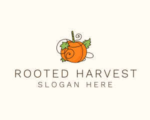 Vegetable Pumpkin Farm logo design