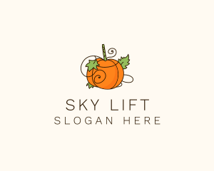 Vegetable Pumpkin Farm logo design