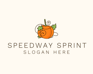 Vegetable Pumpkin Farm logo design