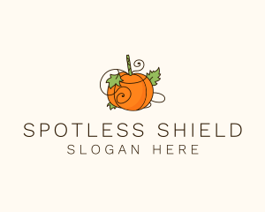 Vegetable Pumpkin Farm logo design