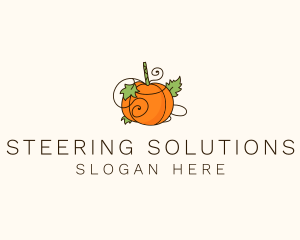 Vegetable Pumpkin Farm logo design