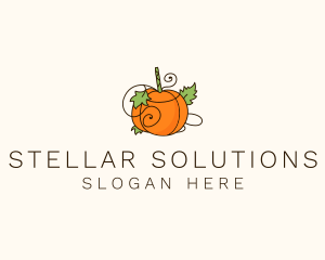 Vegetable Pumpkin Farm logo design