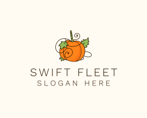 Vegetable Pumpkin Farm logo design