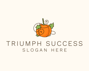 Vegetable Pumpkin Farm logo design