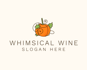 Vegetable Pumpkin Farm logo design