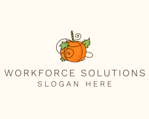 Vegetable Pumpkin Farm logo design