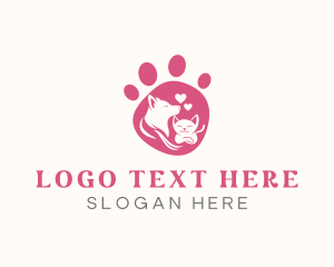 Dog Cat Pet logo