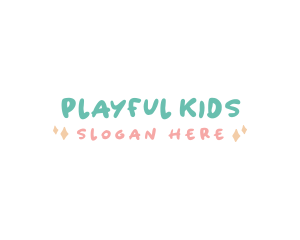 Playful Kid Daycare logo design