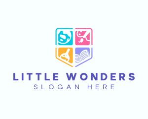 Kindergarten Preschool Education logo design