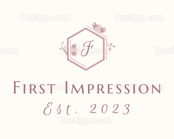 Flower Wedding Decoration Logo