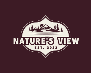 Mountain Scenery Nature logo