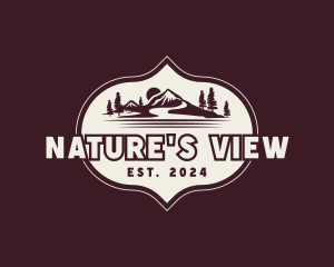 Mountain Scenery Nature logo