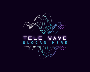 Audio Music Sound Wave logo design