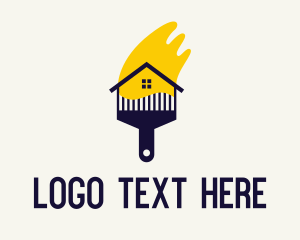 House Painting Brush logo