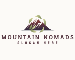 Leaf Mountain Summit logo design