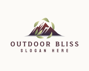 Leaf Mountain Summit logo design