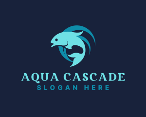 Ocean Fish Restaurant logo design