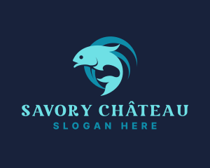 Ocean Fish Restaurant logo design