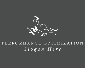 Trumpet Musician Instrument  logo design