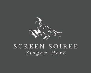 Trumpet Musician Instrument  logo design