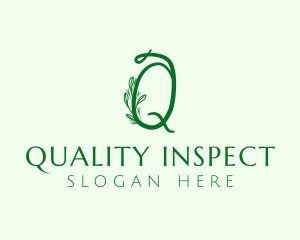 Natural Elegant Letter Q  logo design