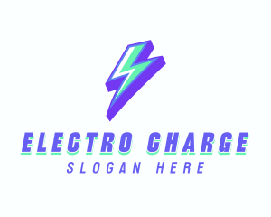 Thunder Bolt Electric logo design