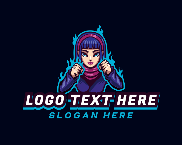 Streamer logo example 3