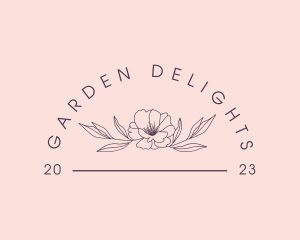 Natural Flower Business logo design