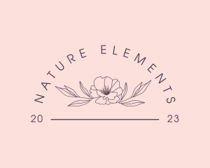 Natural Flower Business logo design